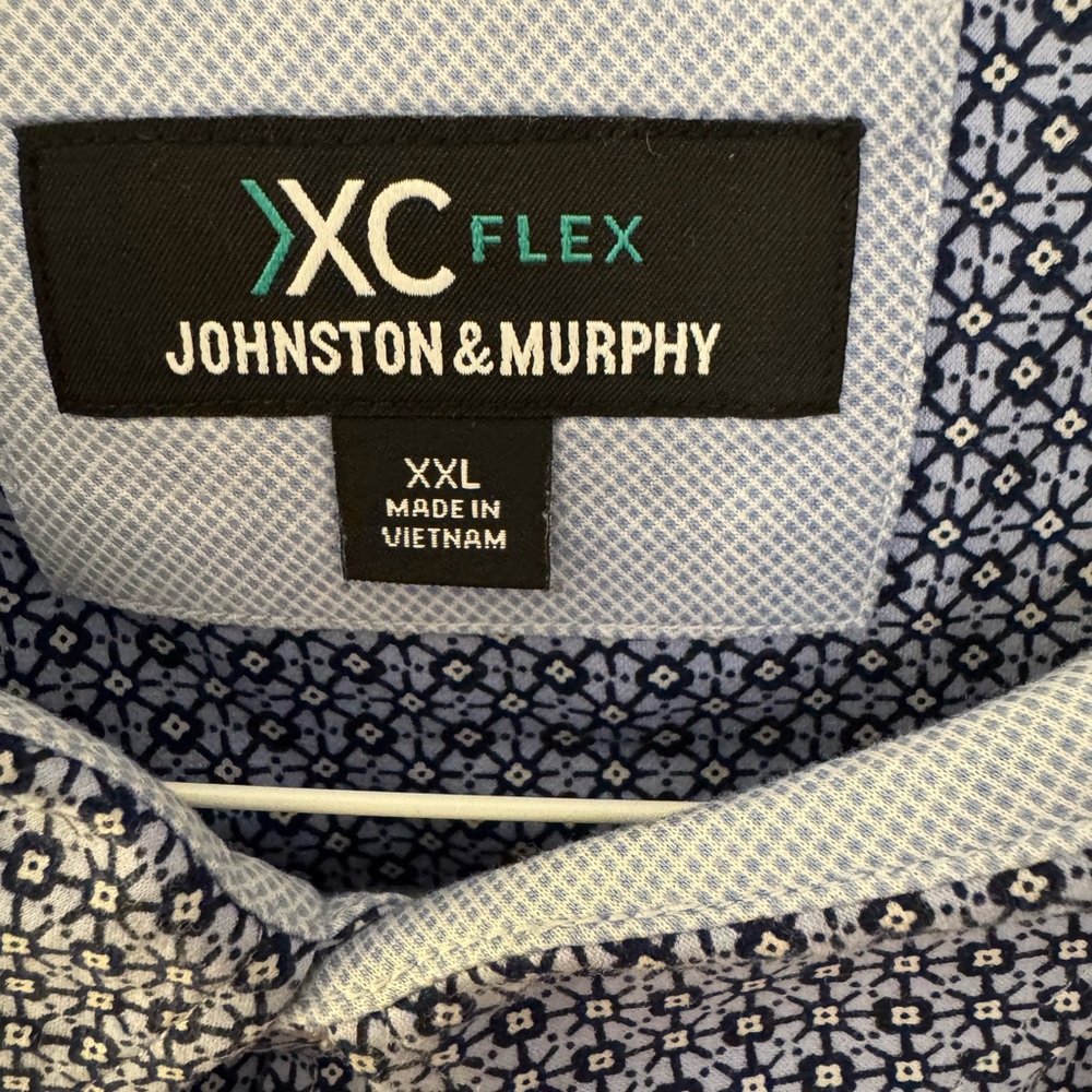 Johnston & Murphy XC Flex blue, comfort flex in XXL.